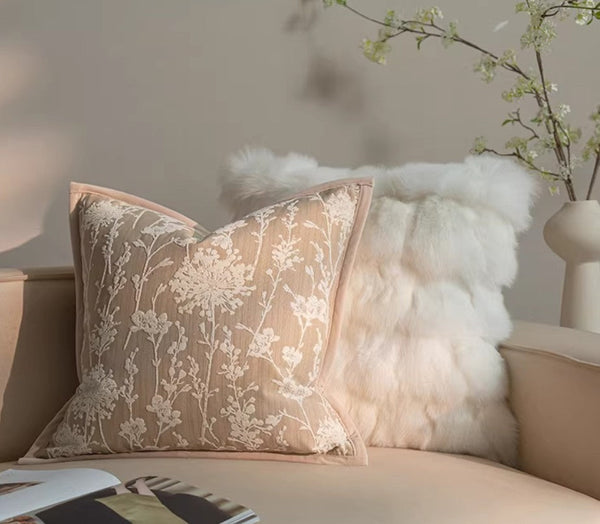 Modern Decorative Pillow Cover, Decorative Throw Pillows for Living Room, Decorative Pillow Arrangement Ideas for Couch, Modern Sofa Pillows-Silvia Home Craft