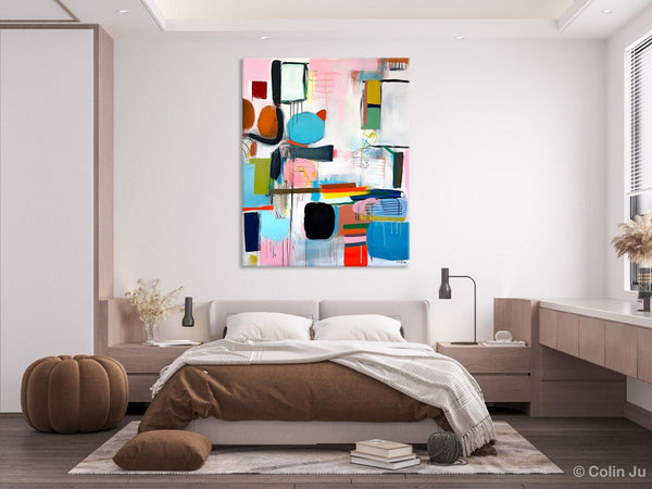Original Acrylic Wall Art, Oversized Contemporary Acrylic Paintings, Abstract Canvas Paintings, Extra Large Canvas Painting for Living Room-Silvia Home Craft