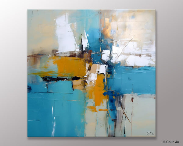 Large Abstract Painting for Bedroom, Original Modern Wall Art Paintings, Oversized Contemporary Canvas Paintings, Modern Acrylic Artwork-Silvia Home Craft