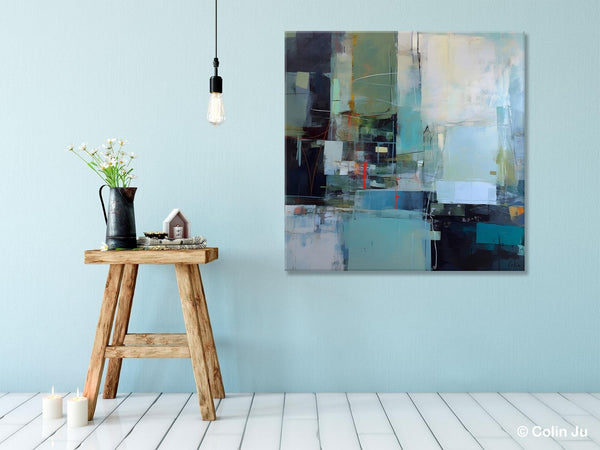 Original Modern Paintings, Contemporary Canvas Art, Modern Acrylic Artwork, Buy Art Paintings Online, Large Abstract Painting for Bedroom-Silvia Home Craft
