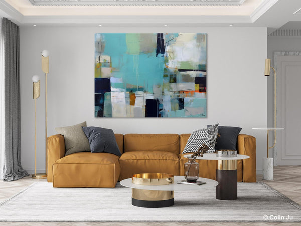 Modern Wall Art Ideas for Living Room, Extra Large Canvas Paintings, Original Abstract Painting, Impasto Art, Contemporary Acrylic Paintings-Silvia Home Craft