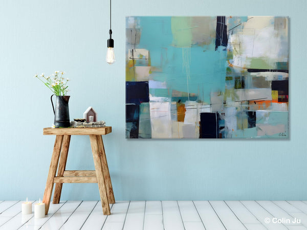 Modern Wall Art Ideas for Living Room, Extra Large Canvas Paintings, Original Abstract Painting, Impasto Art, Contemporary Acrylic Paintings-Silvia Home Craft