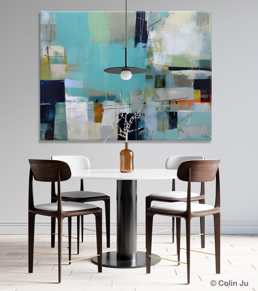 Modern Wall Art Ideas for Living Room, Extra Large Canvas Paintings, Original Abstract Painting, Impasto Art, Contemporary Acrylic Paintings-Silvia Home Craft