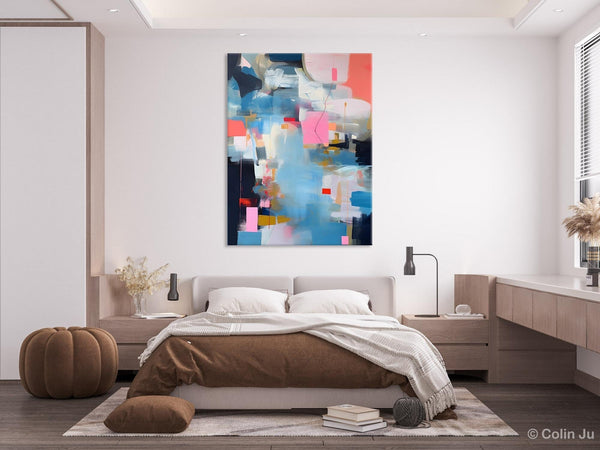 Modern Wall Paintings, Contemporary Painting on Canvas, Abstract Painting for Bedroom, Extra Large Original Acrylic Art, Buy Wall Art Online-Silvia Home Craft