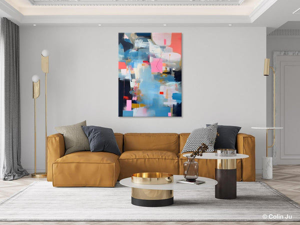 Modern Wall Paintings, Contemporary Painting on Canvas, Abstract Painting for Bedroom, Extra Large Original Acrylic Art, Buy Wall Art Online-Silvia Home Craft