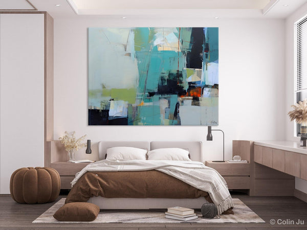 Oversized Canvas Paintings, Original Abstract Art, Large Wall Art Ideas for Living Room, Hand Painted Canvas Art, Contemporary Acrylic Art-Silvia Home Craft