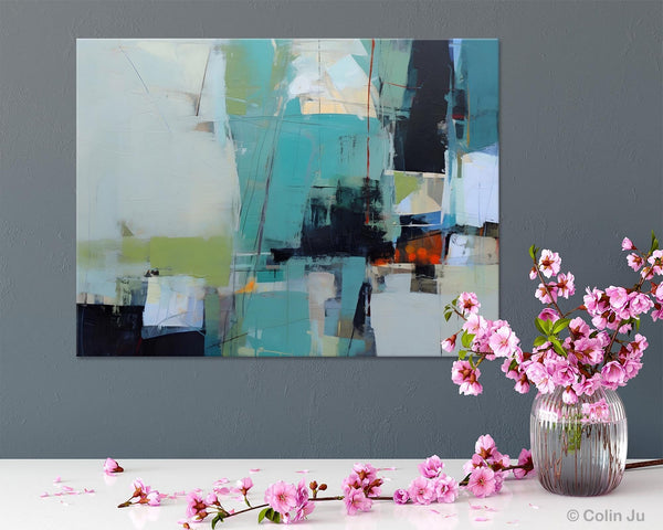 Oversized Canvas Paintings, Original Abstract Art, Large Wall Art Ideas for Living Room, Hand Painted Canvas Art, Contemporary Acrylic Art-Silvia Home Craft