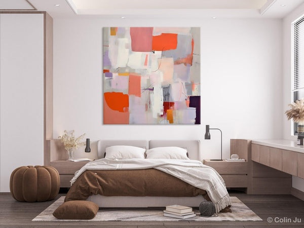 Modern Acrylic Artwork, Original Abstract Wall Art, Contemporary Canvas Art, Hand Painted Canvas Art, Large Abstract Painting for Bedroom-Silvia Home Craft