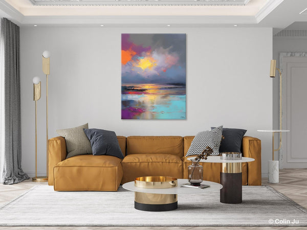 Landscape Painting on Canvas, Abstract Paintings for Bedroom, Contemporary Wall Art Paintings, Extra Large Original Art, Buy Wall Art Online