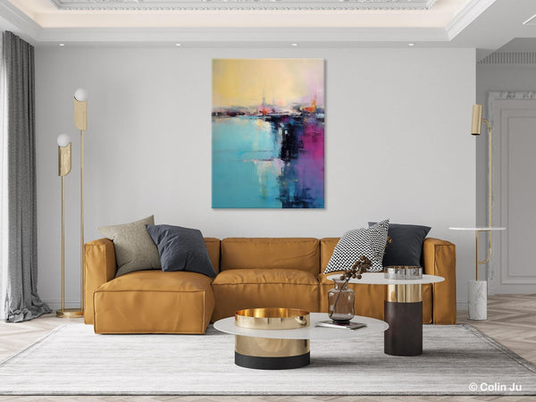 Large Original Artwork, Contemporary Acrylic Painting on Canvas, Large Wall Art Paintings for Living Room, Modern Canvas Art Paintings-Silvia Home Craft