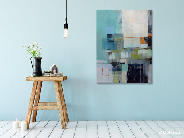 Canvas Paintings for Dining Room, Extra Large Modern Wall Art, Acrylic Painting on Canvas, Contemporary Painting, Original Abstract Painting-Silvia Home Craft