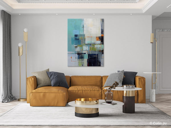 Canvas Paintings for Dining Room, Extra Large Modern Wall Art, Acrylic Painting on Canvas, Contemporary Painting, Original Abstract Painting-Silvia Home Craft