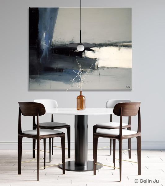Extra Large Abstract Painting for Bedroom, Large Original Abstract Wall Art, Contemporary Acrylic Paintings, Abstract Paintings on Canvas-Silvia Home Craft