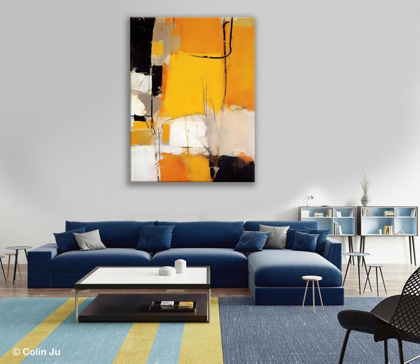 Extra Large Paintings for Bedroom, Abstract Wall Paintings, Large Contemporary Wall Art, Hand Painted Canvas Art, Original Modern Painting-Silvia Home Craft