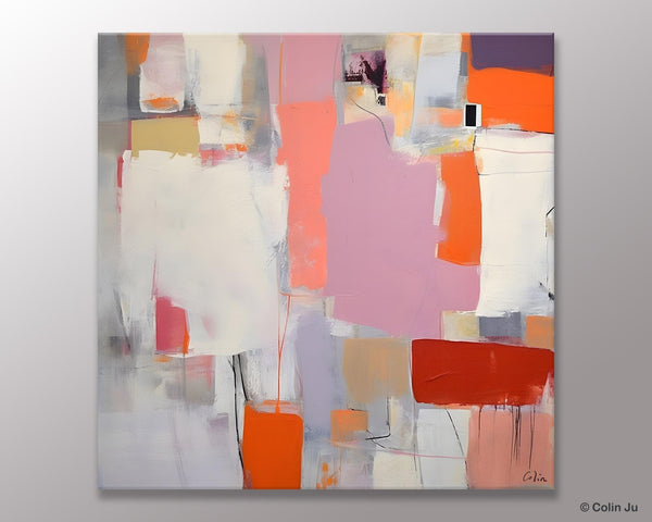 Modern Acrylic Paintings, Original Modern Paintings, Contemporary Canvas Art for Living Room, Extra Large Abstract Paintings on Canvas-Silvia Home Craft