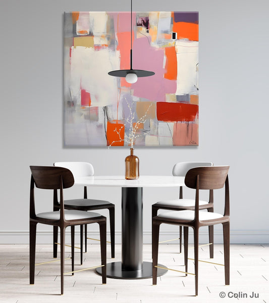 Modern Acrylic Paintings, Original Modern Paintings, Contemporary Canvas Art for Living Room, Extra Large Abstract Paintings on Canvas-Silvia Home Craft