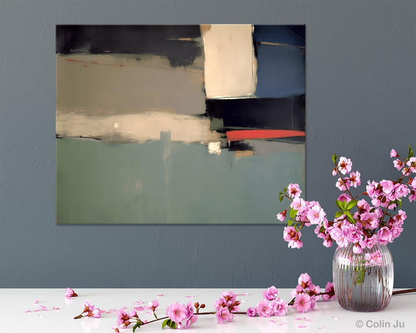 Contemporary Acrylic Paintings, Extra Large Abstract Painting for Living Room, Large Original Abstract Wall Art, Abstract Painting on Canvas-Silvia Home Craft