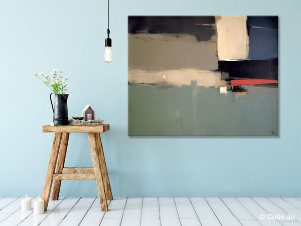 Contemporary Acrylic Paintings, Extra Large Abstract Painting for Living Room, Large Original Abstract Wall Art, Abstract Painting on Canvas-Silvia Home Craft
