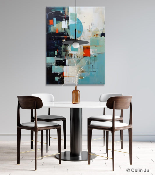 Contemporary Acrylic Painting on Canvas, Large Wall Art Painting for Bedroom, Original Canvas Art, Oversized Modern Abstract Wall Paintings-Silvia Home Craft