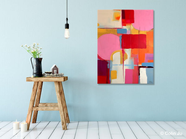 Large Wall Art Painting for Living Room, Large Modern Canvas Wall Paintings, Original Abstract Art, Contemporary Acrylic Painting on Canvas-Silvia Home Craft
