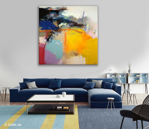 Original Modern Abstract Artwork, Extra Large Canvas Paintings for Living Room, Modern Canvas Art Paintings, Abstract Wall Art for Sale-Silvia Home Craft