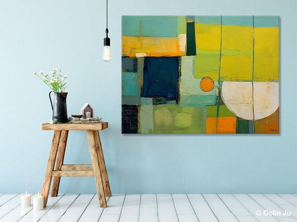 Contemporary Acrylic Paintings, Hand Painted Original Canvas Wall Art, Large Canvas Art Painting for Bedroom, Huge Modern Abstract Paintings-Silvia Home Craft