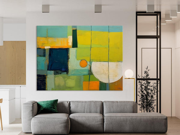 Contemporary Acrylic Paintings, Hand Painted Original Canvas Wall Art, Large Canvas Art Painting for Bedroom, Huge Modern Abstract Paintings-Silvia Home Craft