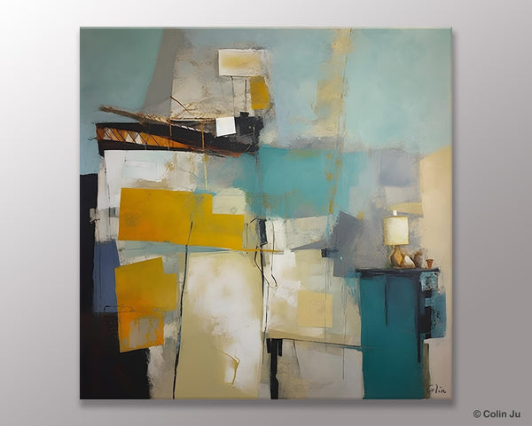 Original Modern Paintings, Contemporary Canvas Art for Living Room, Modern Acrylic Paintings, Extra Large Abstract Paintings on Canvas-Silvia Home Craft