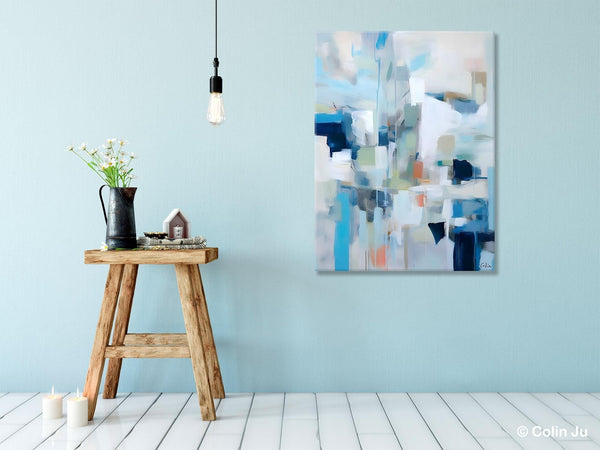 Large Modern Canvas Wall Paintings, Original Abstract Art, Hand Painted Acrylic Painting on Canvas, Large Wall Art Painting for Dining Room-Silvia Home Craft