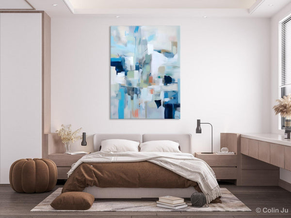 Large Modern Canvas Wall Paintings, Original Abstract Art, Hand Painted Acrylic Painting on Canvas, Large Wall Art Painting for Dining Room-Silvia Home Craft