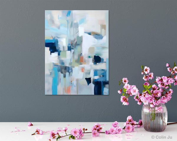 Large Modern Canvas Wall Paintings, Original Abstract Art, Hand Painted Acrylic Painting on Canvas, Large Wall Art Painting for Dining Room-Silvia Home Craft