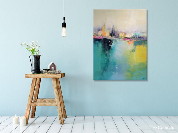 Large Wall Art Painting for Dining Room, Oversized Abstract Art Paintings,Original Canvas Artwork, Contemporary Acrylic Painting on Canvas-Silvia Home Craft