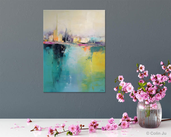 Large Wall Art Painting for Dining Room, Oversized Abstract Art Paintings,Original Canvas Artwork, Contemporary Acrylic Painting on Canvas-Silvia Home Craft