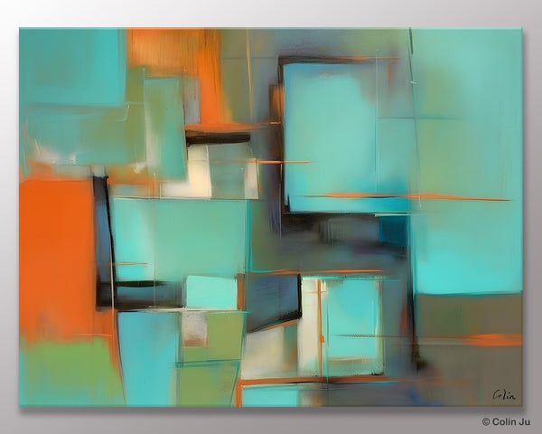 Large Canvas Art Painting for Bedroom, Huge Modern Abstract Paintings, Hand Painted Original Canvas Wall Art, Contemporary Acrylic Paintings-Silvia Home Craft