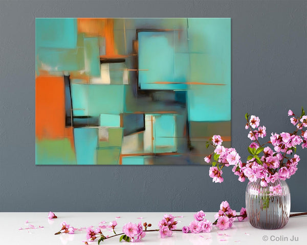 Large Canvas Art Painting for Bedroom, Huge Modern Abstract Paintings, Hand Painted Original Canvas Wall Art, Contemporary Acrylic Paintings-Silvia Home Craft