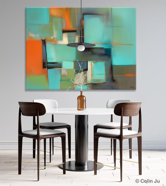 Large Canvas Art Painting for Bedroom, Huge Modern Abstract Paintings, Hand Painted Original Canvas Wall Art, Contemporary Acrylic Paintings-Silvia Home Craft