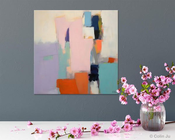 Modern Acrylic Paintings, Original Modern Paintings, Contemporary Canvas Art for Living Room, Extra Large Abstract Paintings on Canvas-Silvia Home Craft