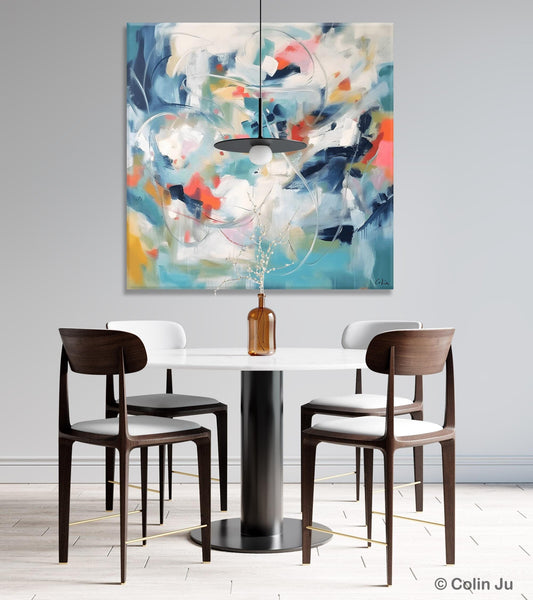 Modern Acrylic Art, Modern Original Abstract Art, Large Abstract Art for Bedroom, Simple Canvas Paintings for Sale, Contemporary Canvas Art-Silvia Home Craft