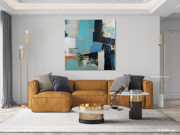 Original Abstract Wall Art, Contemporary Canvas Art, Simple Canvas Paintings, Large Abstract Art for Bedroom, Modern Acrylic Art for Sale-Silvia Home Craft