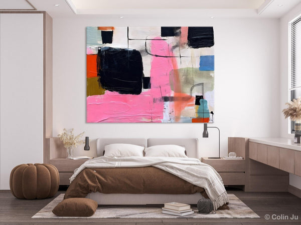 Contemporary Painting on Canvas, Extra Large Wall Art Paintings, Simple Canvas Art, Original Canvas Art for sale, Simple Abstract Paintings-Silvia Home Craft