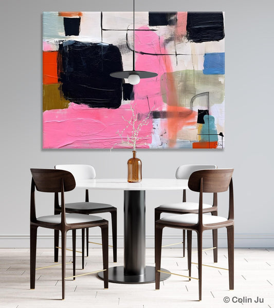 Contemporary Painting on Canvas, Extra Large Wall Art Paintings, Simple Canvas Art, Original Canvas Art for sale, Simple Abstract Paintings-Silvia Home Craft
