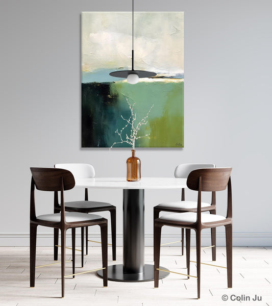 Simple Modern Wall Art, Oversized Contemporary Acrylic Paintings, Original Abstract Paintings, Extra Large Canvas Painting for Living Room-Silvia Home Craft