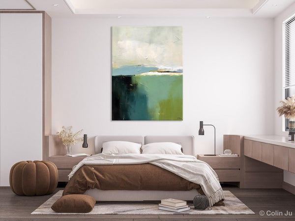 Simple Modern Wall Art, Oversized Contemporary Acrylic Paintings, Original Abstract Paintings, Extra Large Canvas Painting for Living Room-Silvia Home Craft