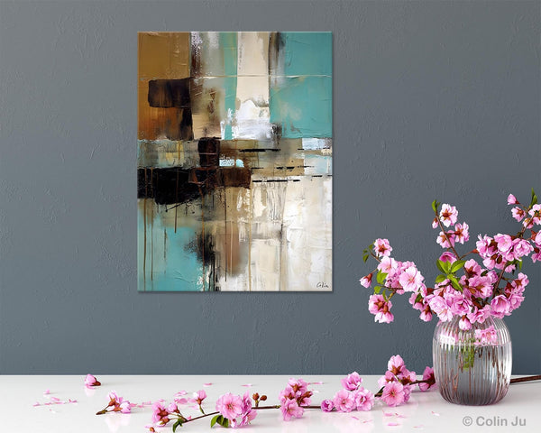 Hand Painted Canvas Art, Modern Paintings, Extra Large Paintings for Living Room, Large Contemporary Wall Art, Original Abstract Painting-Silvia Home Craft