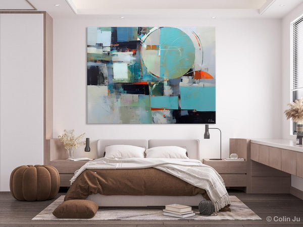 Extra Large Modern Canvas Paintings, Hand Painted Canvas Art, Large Original Wall Art Painting for Bedroom, Acrylic Paintings on Canvas-Silvia Home Craft
