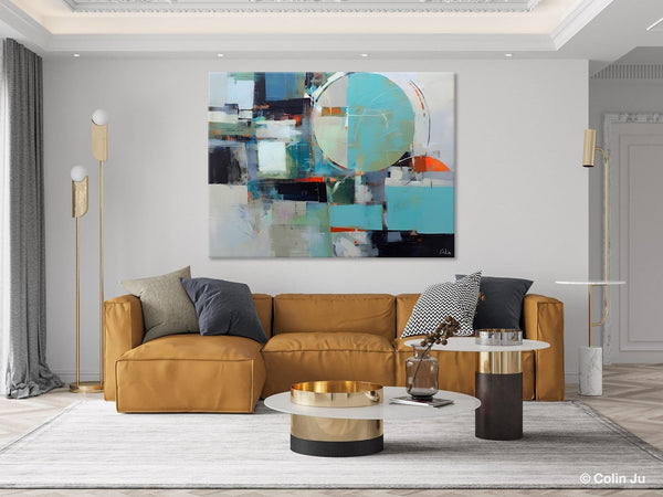 Extra Large Modern Canvas Paintings, Hand Painted Canvas Art, Large Original Wall Art Painting for Bedroom, Acrylic Paintings on Canvas-Silvia Home Craft