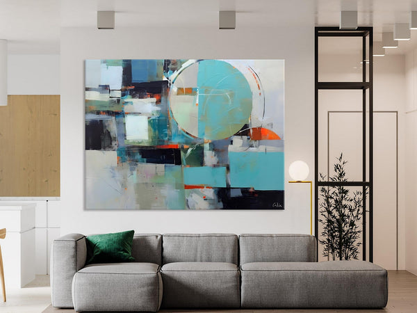 Extra Large Modern Canvas Paintings, Hand Painted Canvas Art, Large Original Wall Art Painting for Bedroom, Acrylic Paintings on Canvas-Silvia Home Craft
