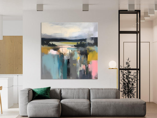 Contemporary Canvas Art, Original Modern Wall Art, Modern Acrylic Artwork, Modern Canvas Paintings, Large Abstract Painting for Bedroom-Silvia Home Craft