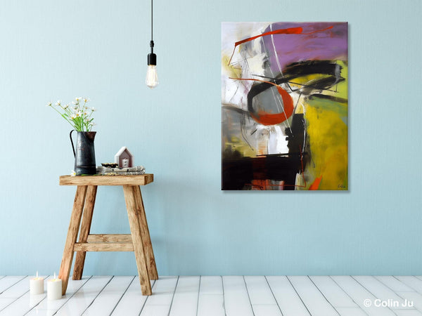 Large Original Artwork, Contemporary Acrylic Painting on Canvas, Large Wall Art Paintings for Living Room, Modern Canvas Art Paintings-Silvia Home Craft
