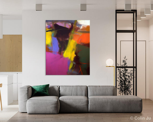 Abstract Paintings for Sale, Modern Wall Art for Living Room, Contemporary Acrylic Paintings, Original Abstract Art, Abstract Art on Canvas-Silvia Home Craft